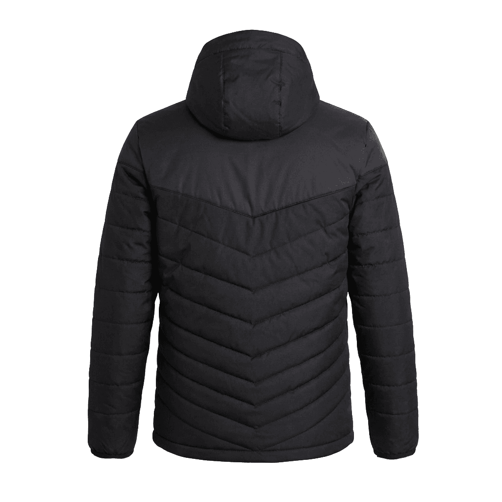 6: junior_football_short_jacket - Black
