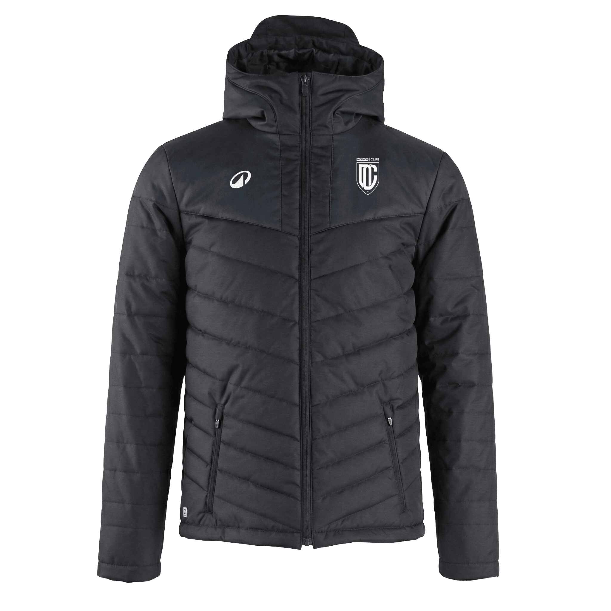 4: junior_football_short_jacket - Black
