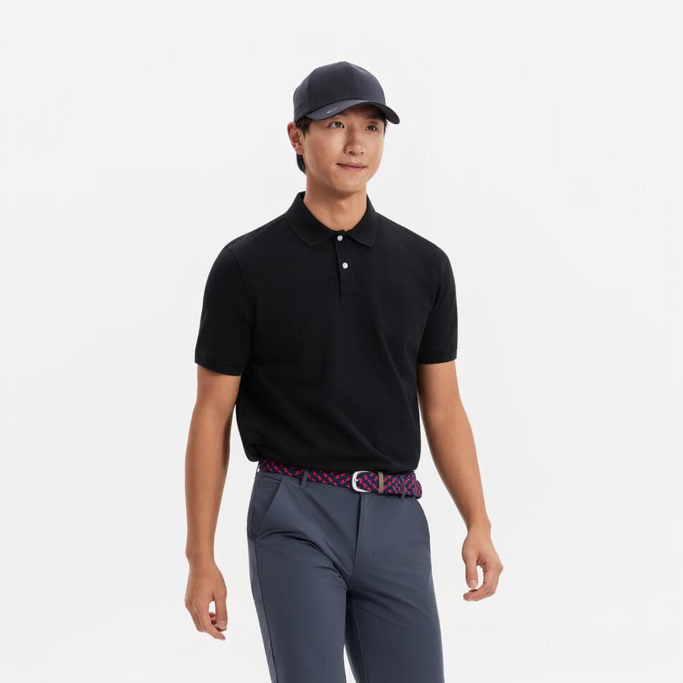 1: men_polo_500 - Black